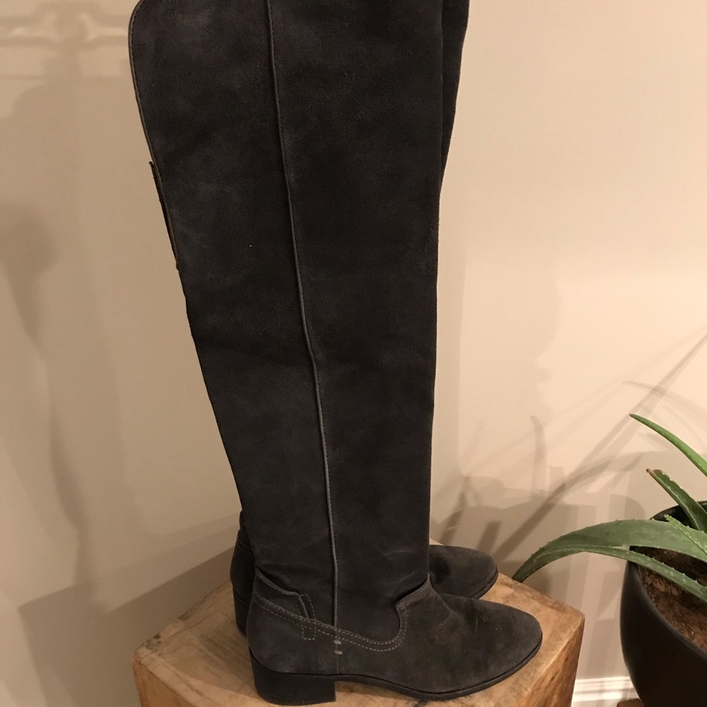 Thigh high, grey suede, Dolce Vita boots